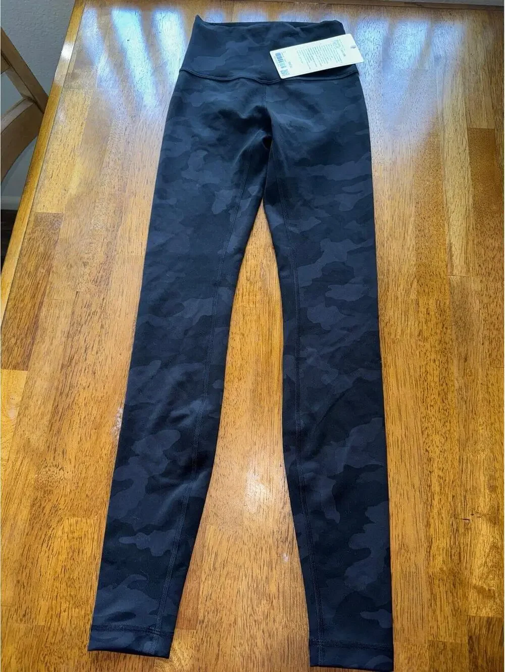 Lululemon Wunder Train High Rise 28” Heritage Camo Black Size 2 NWT